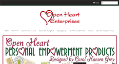 Desktop Screenshot of openheartpress.com